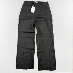 Frame Denim Black Wide Leg Pants